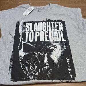 Hot Topic Gray 'Slaughter to Prevail' Graphic Tee